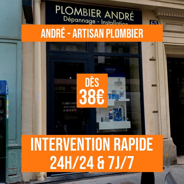 plombier tarif dès 38€